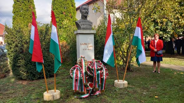 Kazinczy Lajosra, a 15. aradi vértanúra emlékeztek Érsemjénben