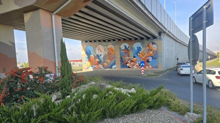 „Kivirágoztak” a hídlábak a váradi ócskapiacnál