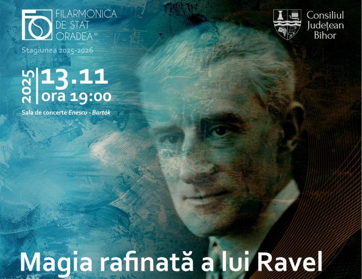 Ravel kifinomult varázsa – szimfonikus hangverseny a váradi filharmóniában   