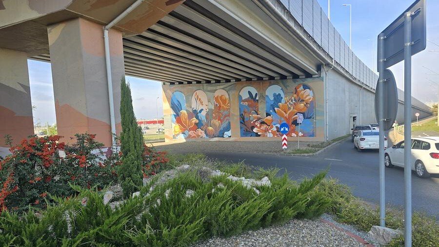 „Kivirágoztak” a hídlábak a váradi ócskapiacnál