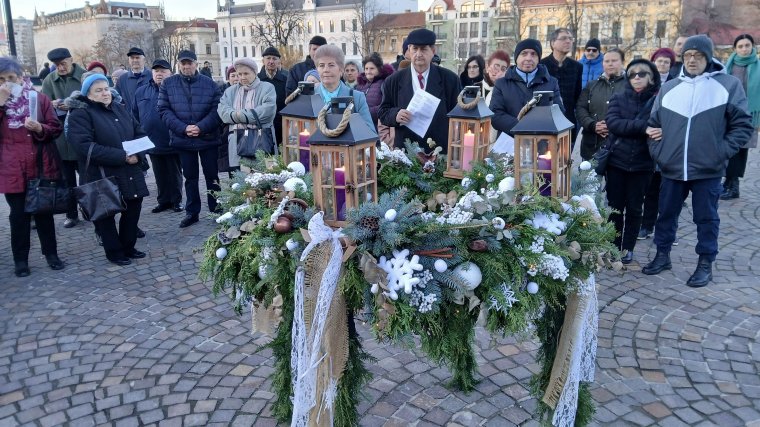 Idén is közös karácsonyi éneklést szerveztek Nagyvárad központjában