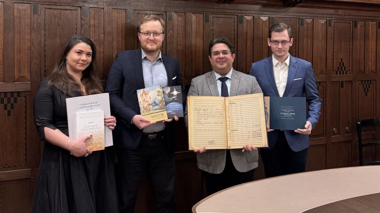 Online hozzáférhetők Liszt Ferenc, Weiner Leó és Farkas Ferenc kottakéziratai