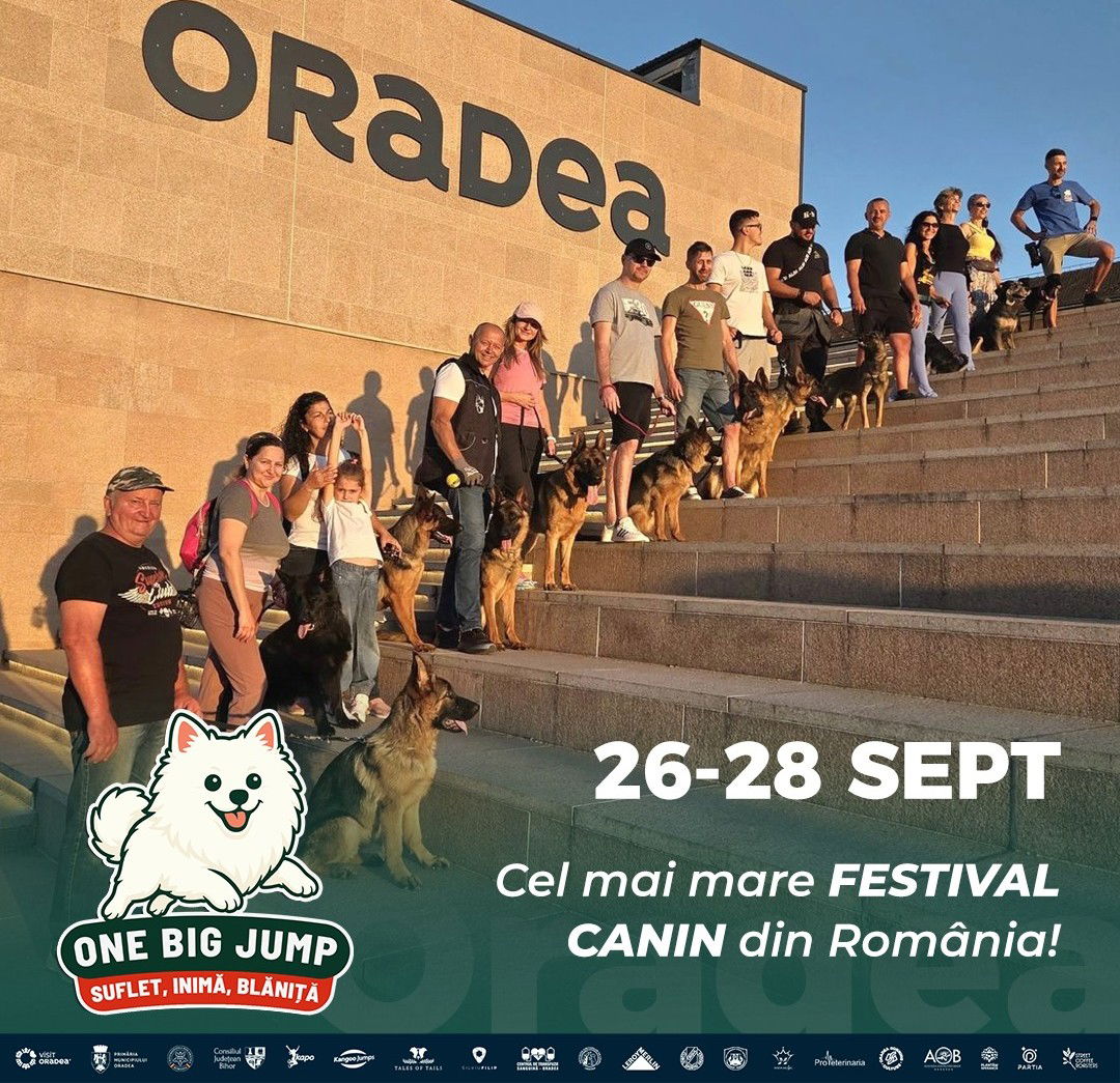 One Big Jump Oradea – Románia legnagyobb kutyás rendezvénye! A jövőbeli állatbarát város! Világrekord számba menő pillanatok! (X)