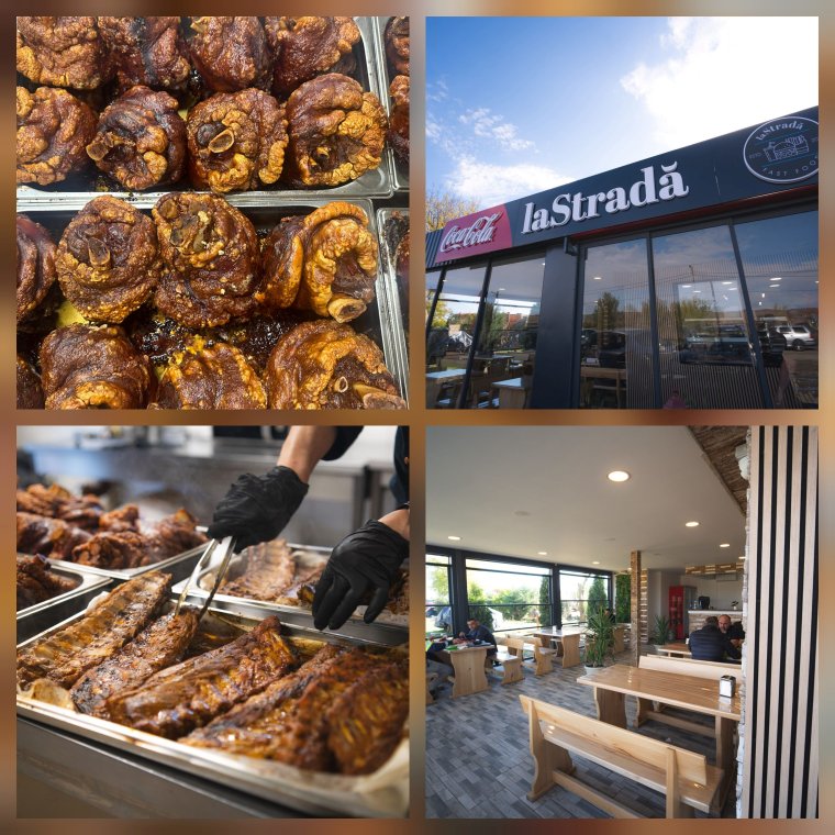 Hét év a La Stradă Fast-Food Esküllővel – több száz elégedett vendég naponta! Az ételek finomak, a csülök pedig fantasztikus!