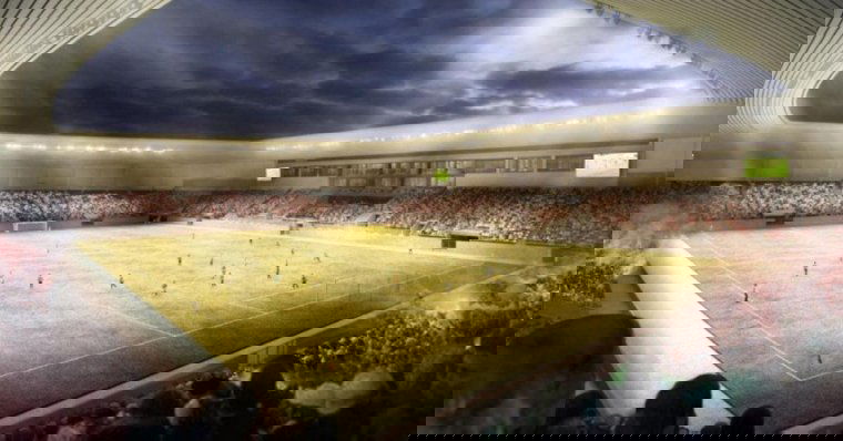 Csak a jövő év második felében kezdődhet el az új váradi stadion építése