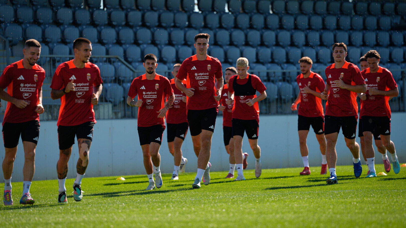 Kemény rajt előtt a magyar válogatott