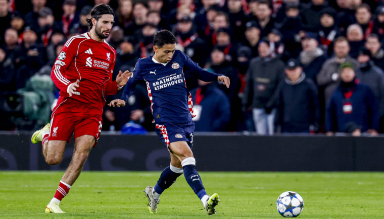 BL: hiába Szoboszlai gólja, a PSV lemosta a pályáról a Liverpoolt