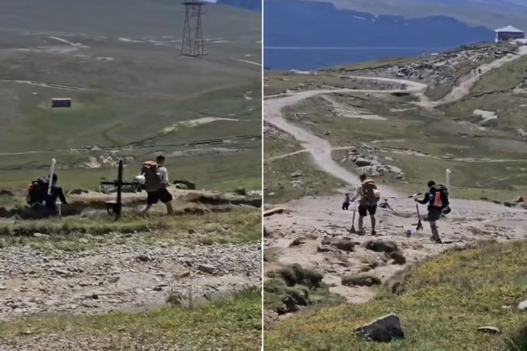 Új szintre emelték a rollerezést: a Bucsecsben kapták lencsevégre a két fiatalt | VIDEÓ