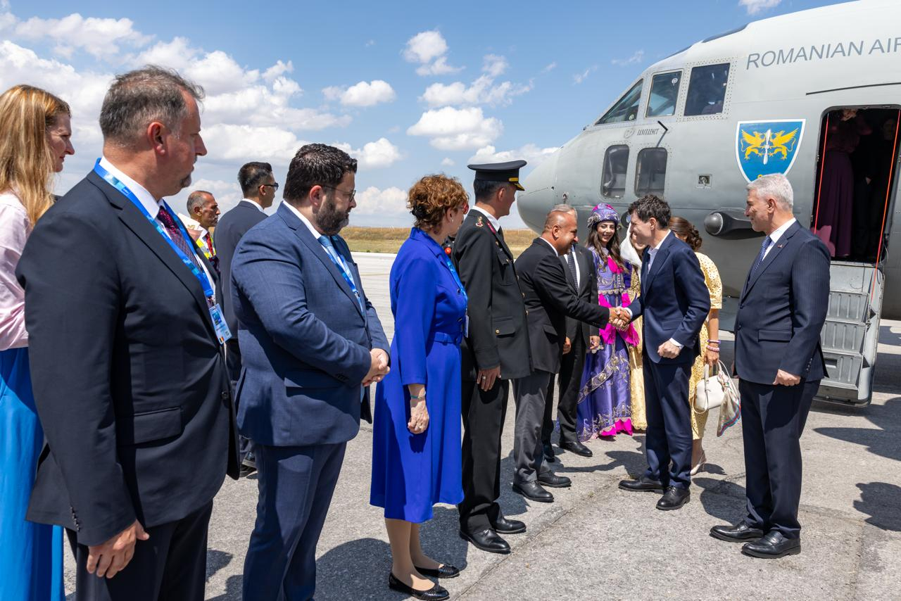 A NATO-csúcs előtt egyeztetett az amerikai törvényhozókkal Nicușor Dan