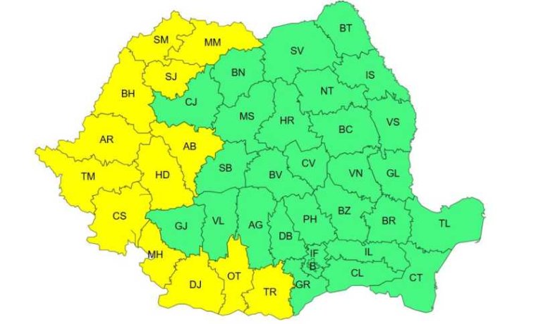 Sárga jelzésű hőségriasztás lesz érvényben hétfőn 13 megyében, Bihart is érinti