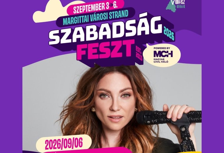 Rúzsa Magdi lesz az idei Szabadság Feszt egyik sztárfellépője