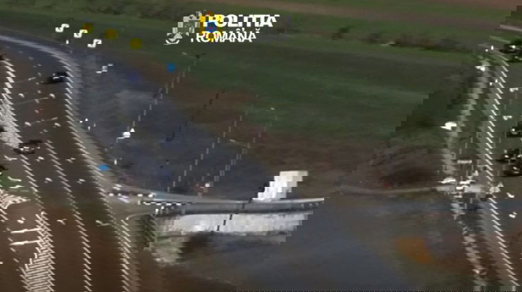 VIDEÓ | Három járművet előzött szabálytalanul egy váradi férfi – drónfelvétel buktatta le