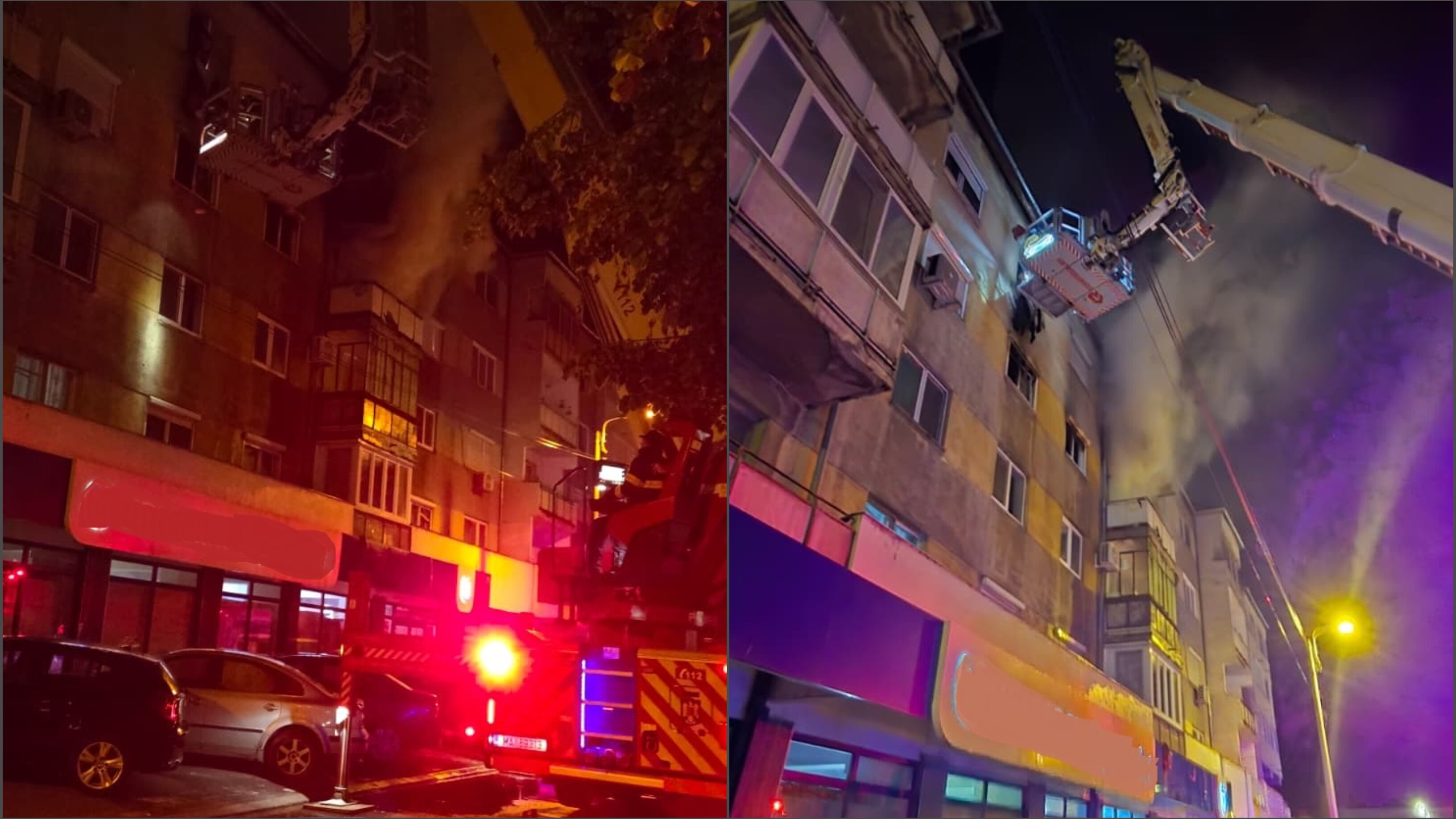 Tűz ütött ki egy harmadik emeleti lakásban Váradon, kilenc személyt evakuáltak | VIDEÓ