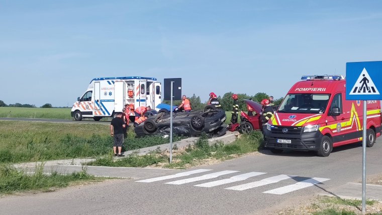 Baleset történt Paptamási határában