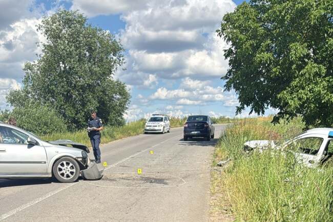 Ütközés történt Ottományban, egy személyt kórházba vitt a mentő