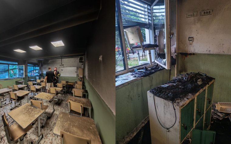 Tűz ütött ki szerda este a nagyváradi 16-os számú Általános Iskolában