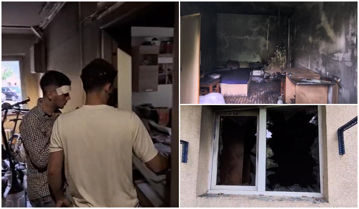 Robbanás történt, majd tűz ütött ki egy lakásban, több mint 40 embert evakuáltak a tömbházból
