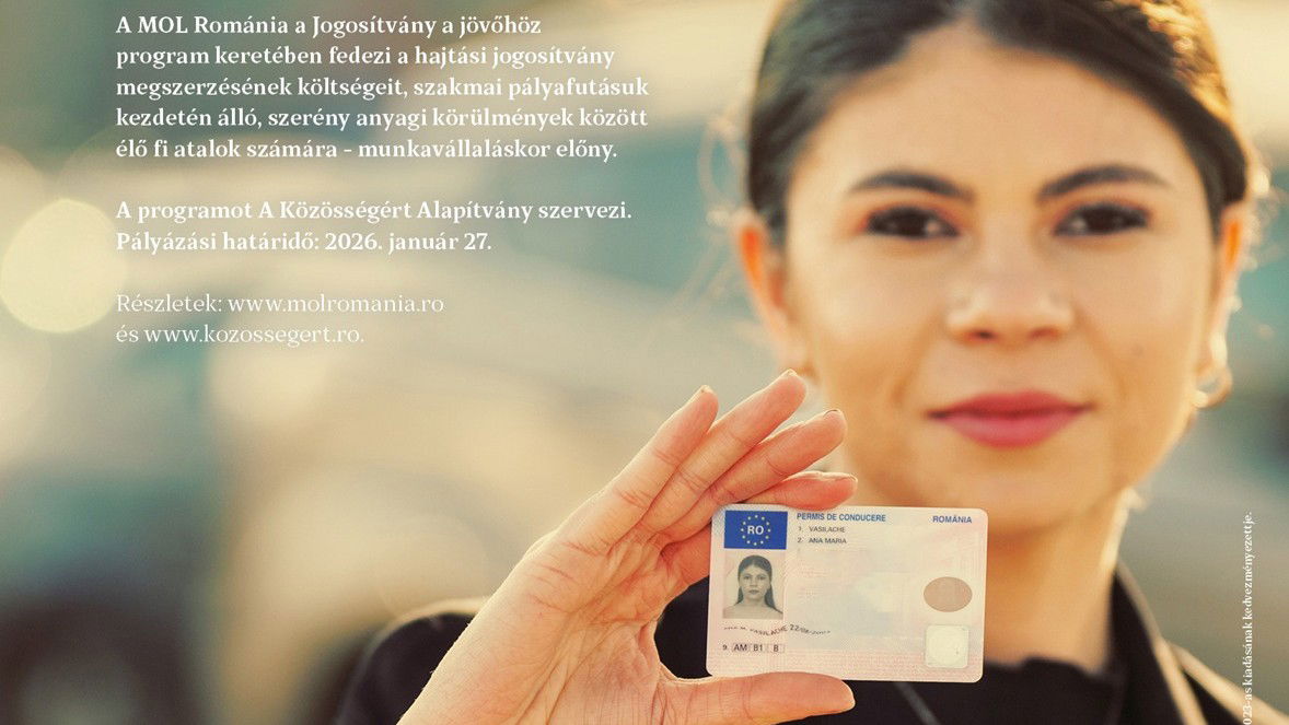 Jogosítvány a jövőhöz: sofőriskola-támogatásra pályázhatnak rászoruló fiatalok