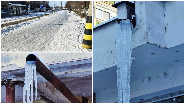 Kötelező eltávolítani a jégcsapokat és takarítani a járdákat