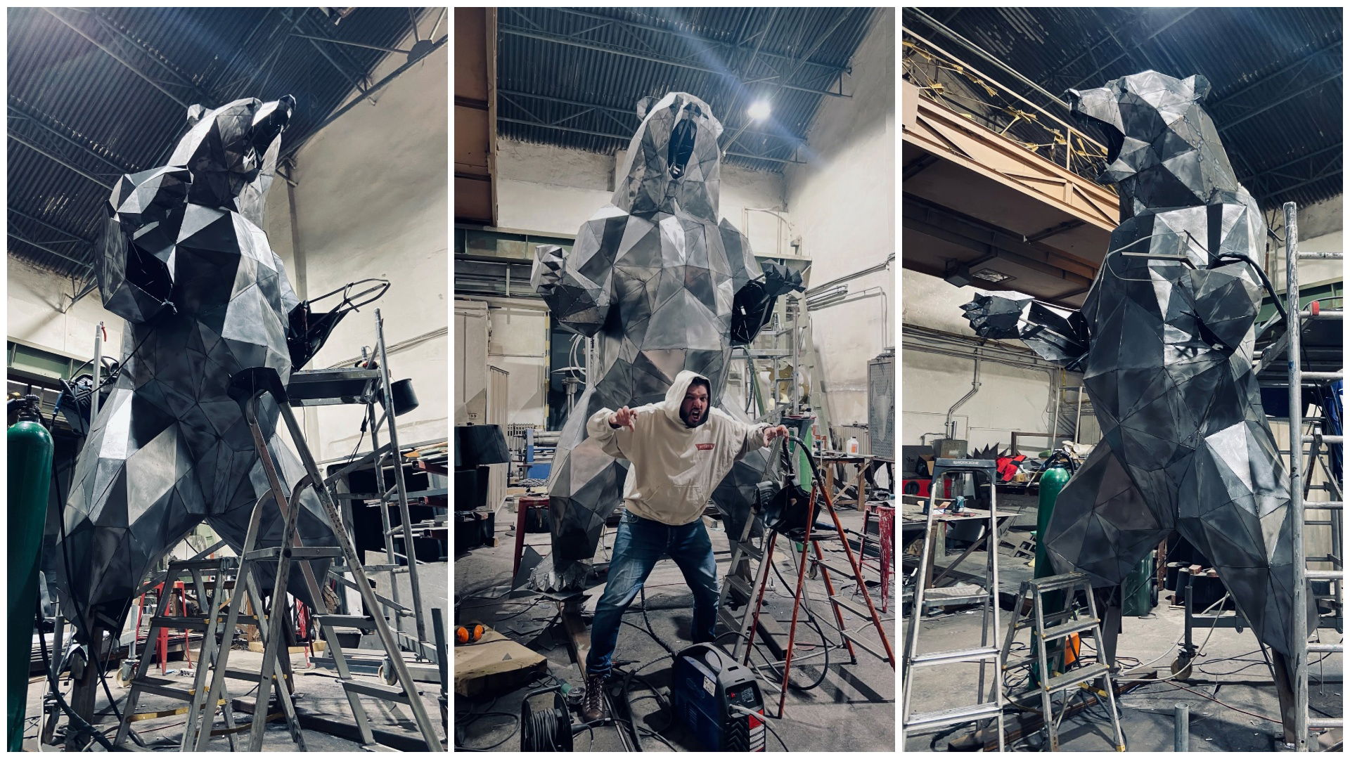 Óriási medveszobrot állítanak Tusnádfürdőn