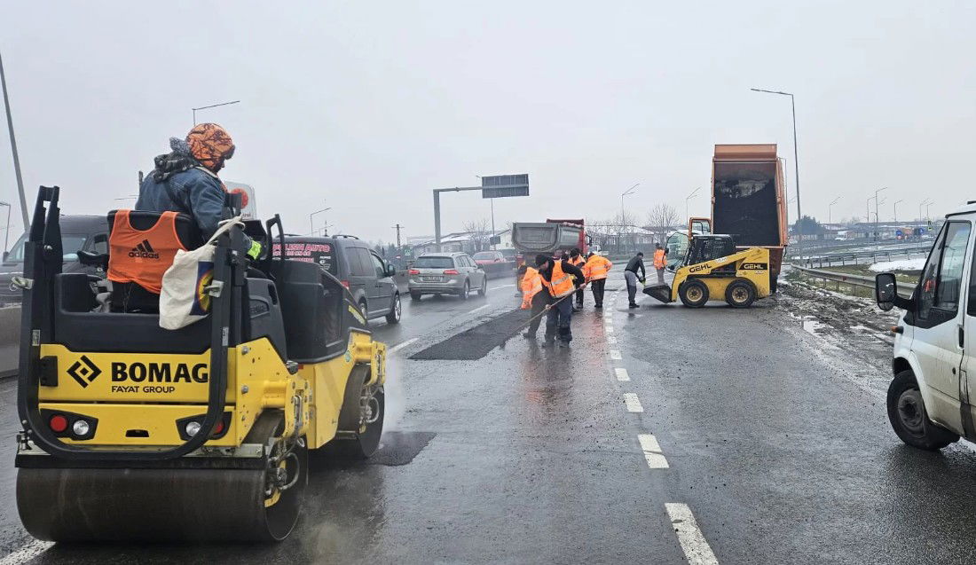 Az utakat is „megviselte” a hideg: Nagyvárad több pontján zajlanak javítási munkálatok