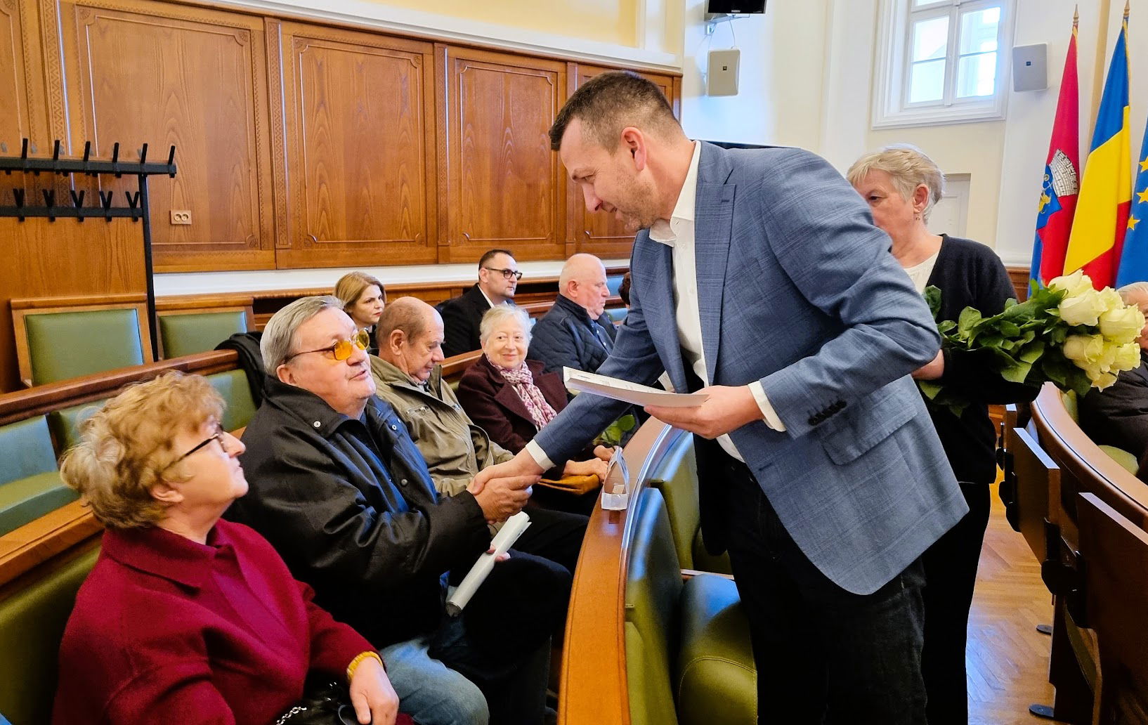 Harminc aranylakodalmas házaspárt köszöntöttek Nagyváradon