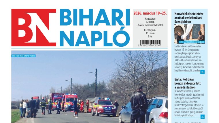 A Bihari Napló hetilap március 19-i lapszámának tartalmából