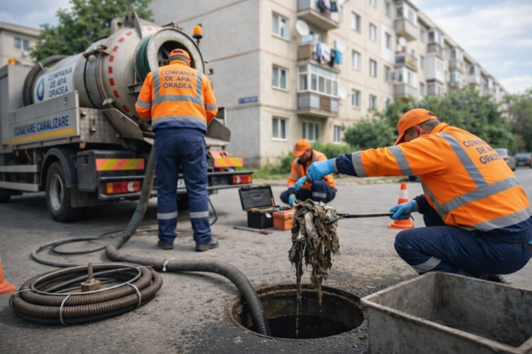 A nedves törlőkendők a nagyváradi csatornahálózat rémálmai