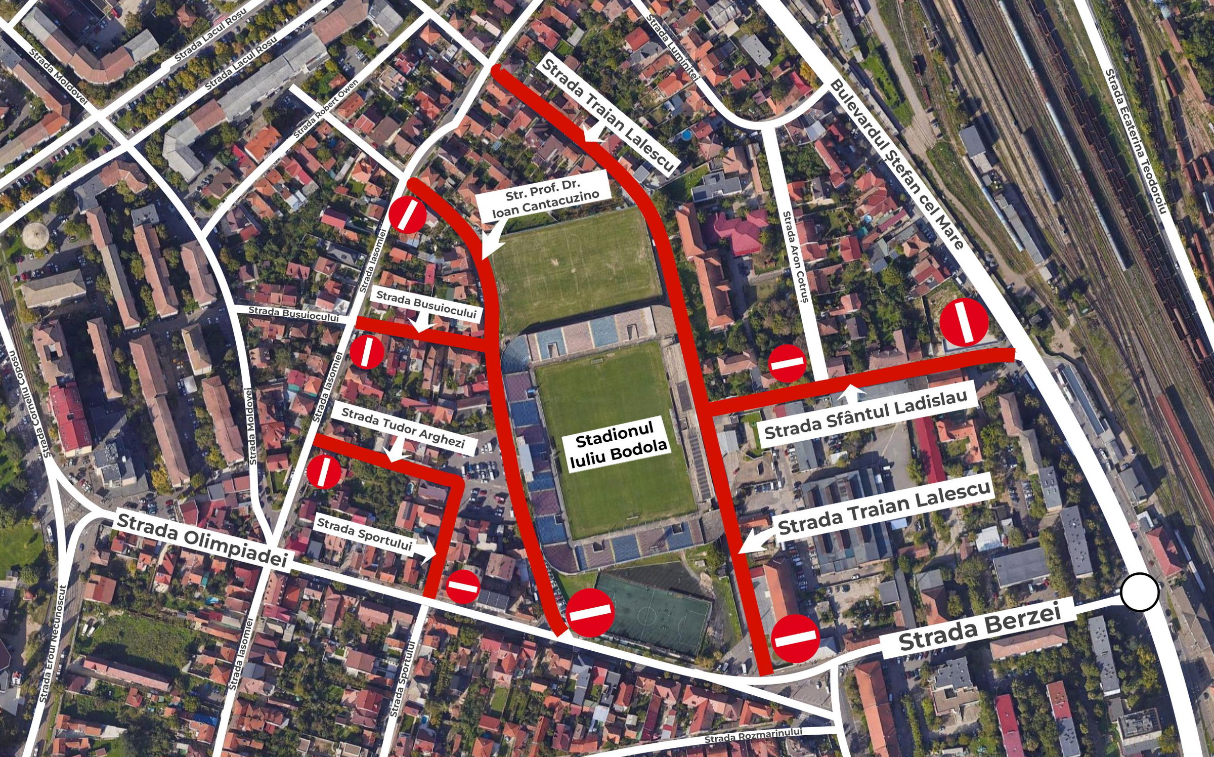 Forgalomkorlátozás a focimeccs idején