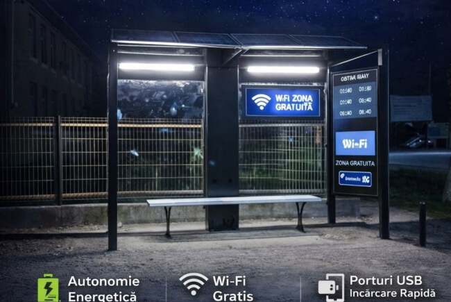 Okos buszmegállót adtak át Bályokon