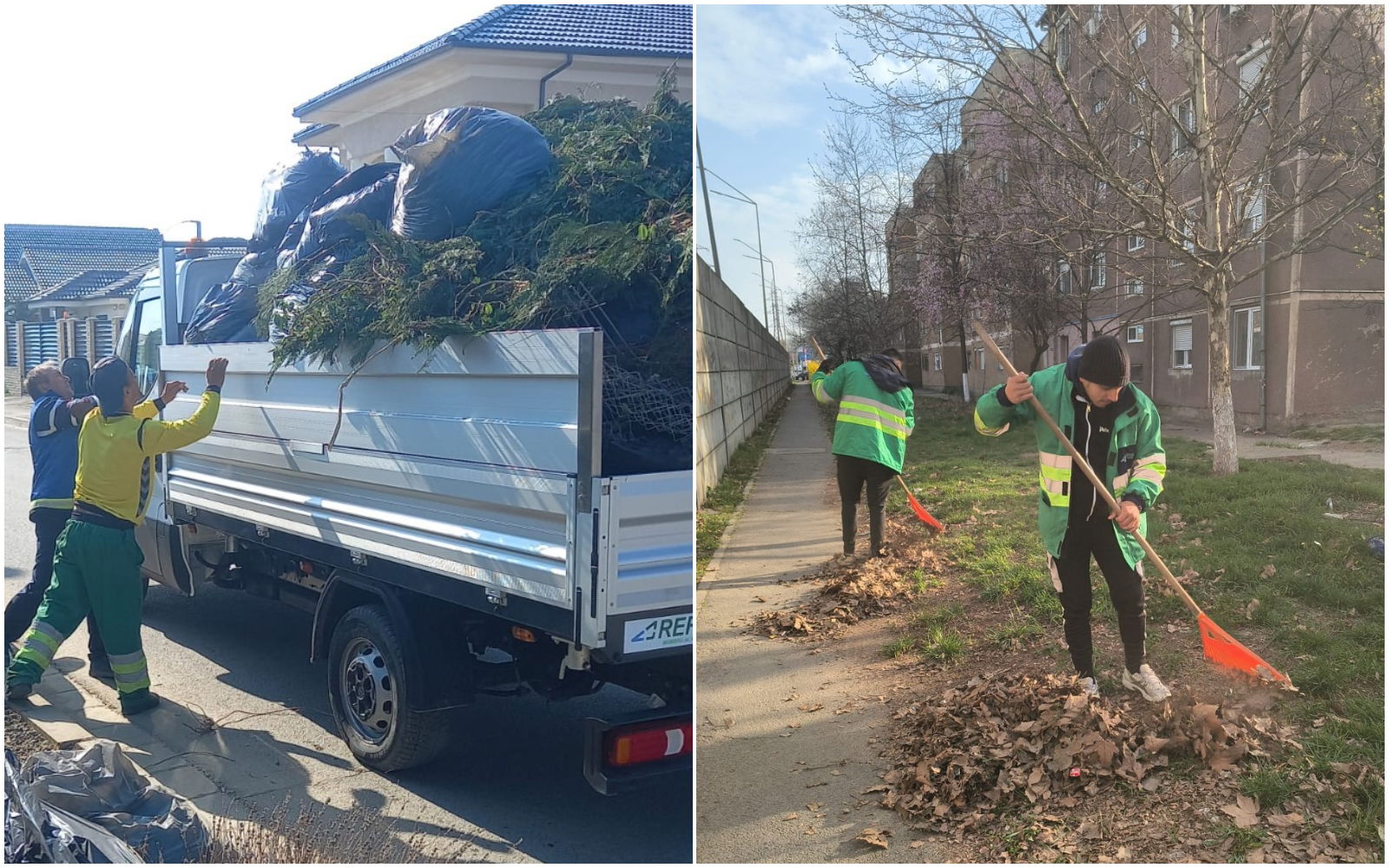 Zajlik a nagytakarítás Nagyvárad több városrészében