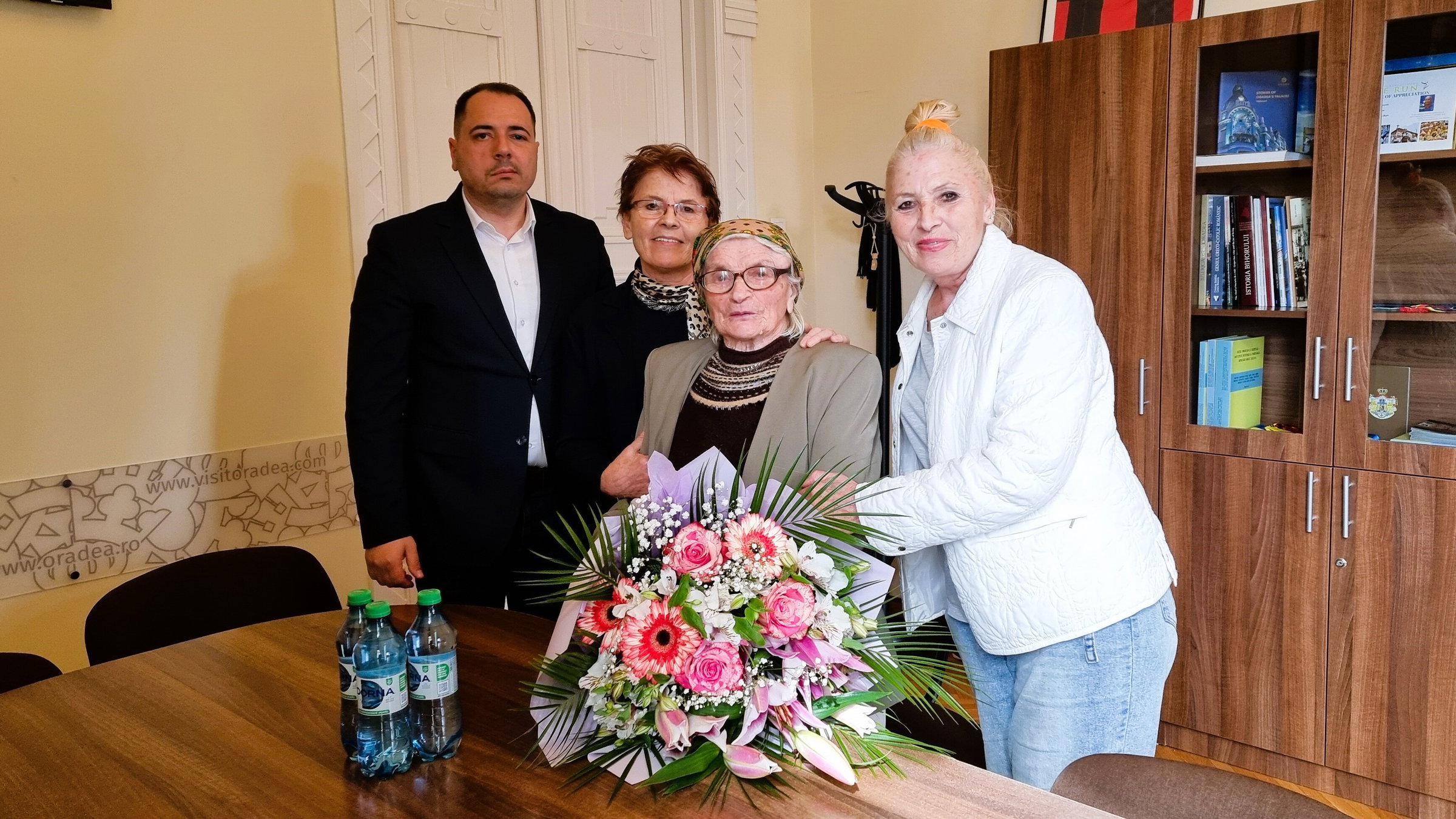 Századik születésnapja alkalmából köszöntötték a nagyváradi hölgyet