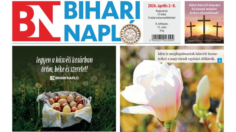 A Bihari Napló hetilap április 2-i lapszámának tartalmából