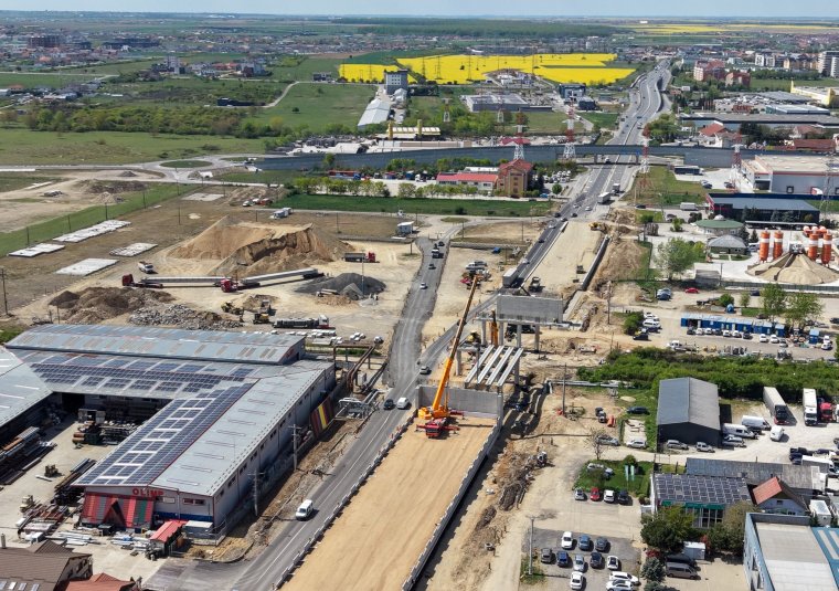 Épül Nagyvárad leghosszabb közúti felüljárója