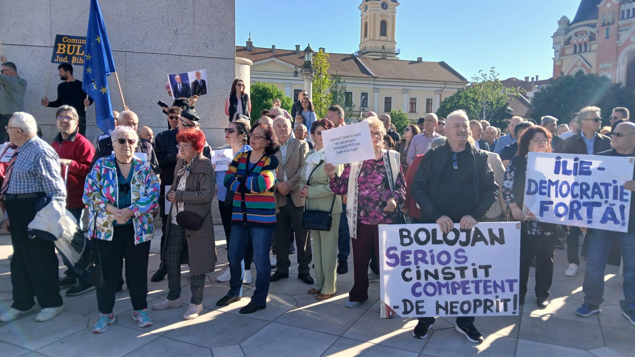 Ilie Bolojan megköszönte a támogatást a vasárnap esti szimpátiatüntetések résztvevőinek