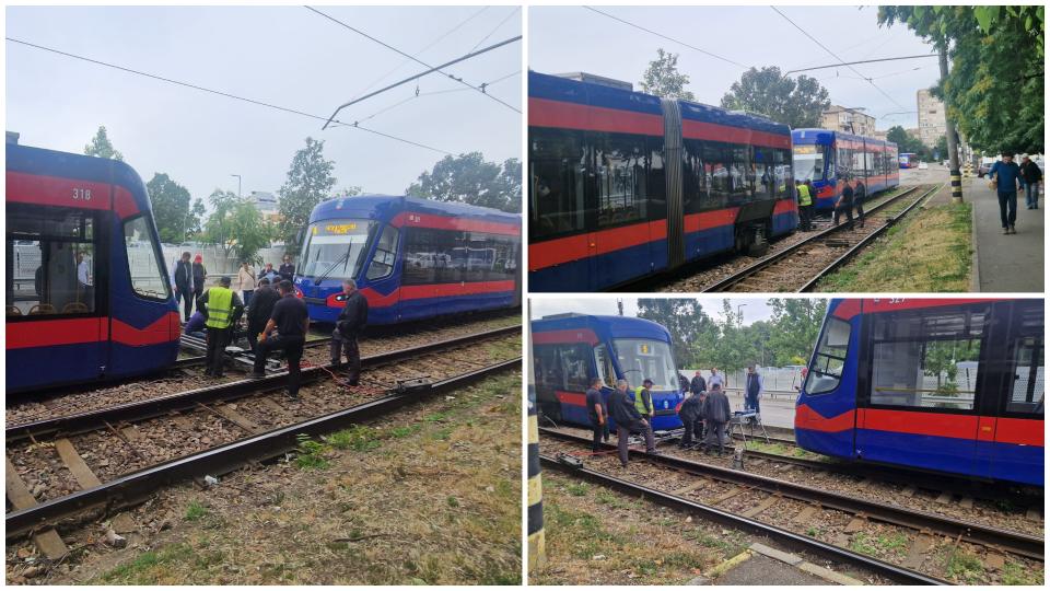 Kisiklott egy villamos a rogériuszi piacnál, felháborodtak az utasok