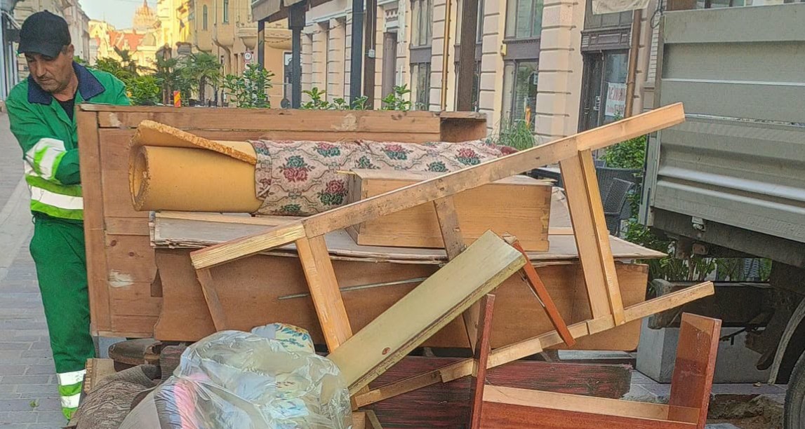 Ismét elszállítják a nagy méretű és veszélyes hulladékokat Nagyváradon
