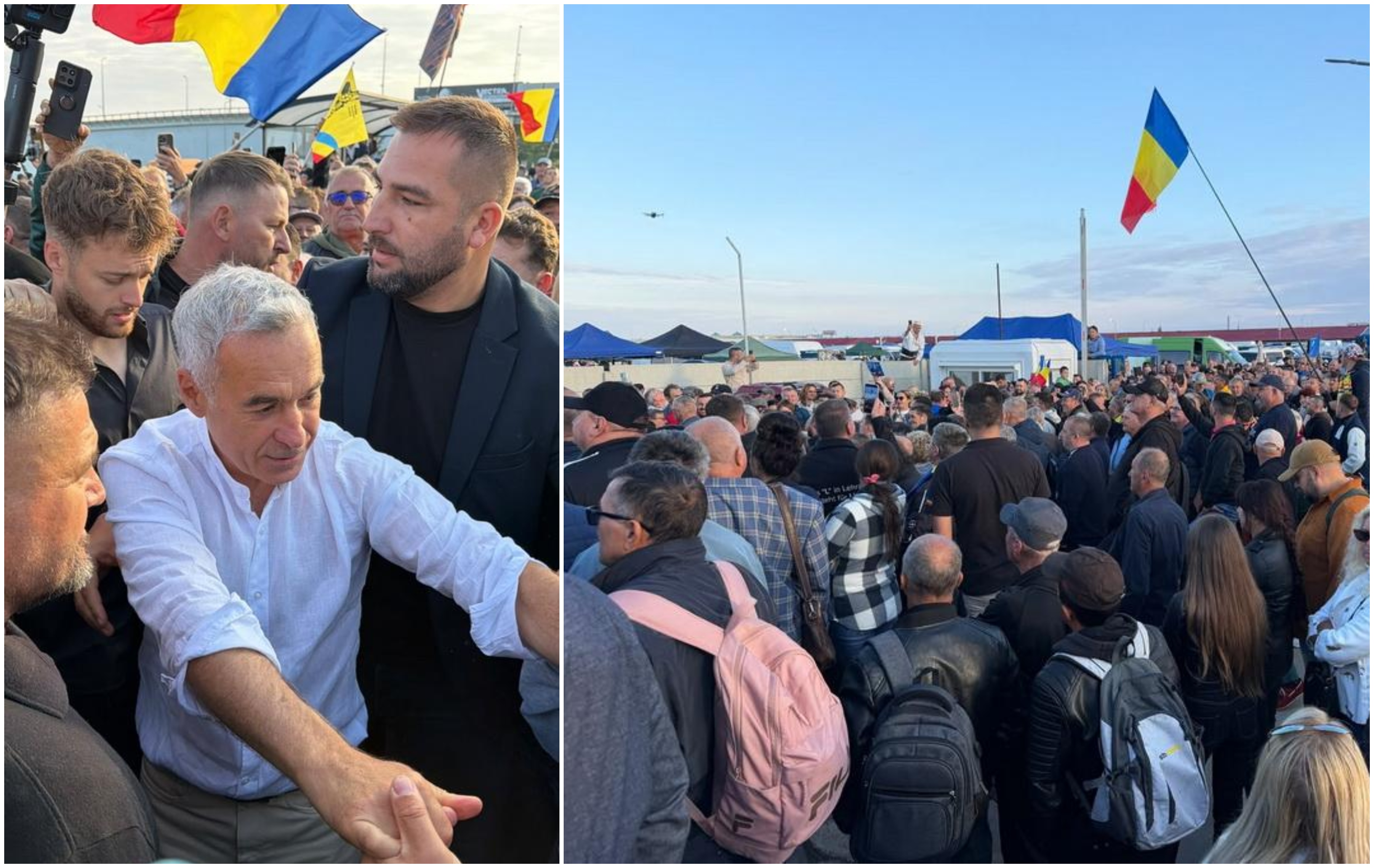 Több százan fogadták Călin Georgescut a nagyváradi ócskapiacon, kisebb incidensek is történtek | VIDEÓ