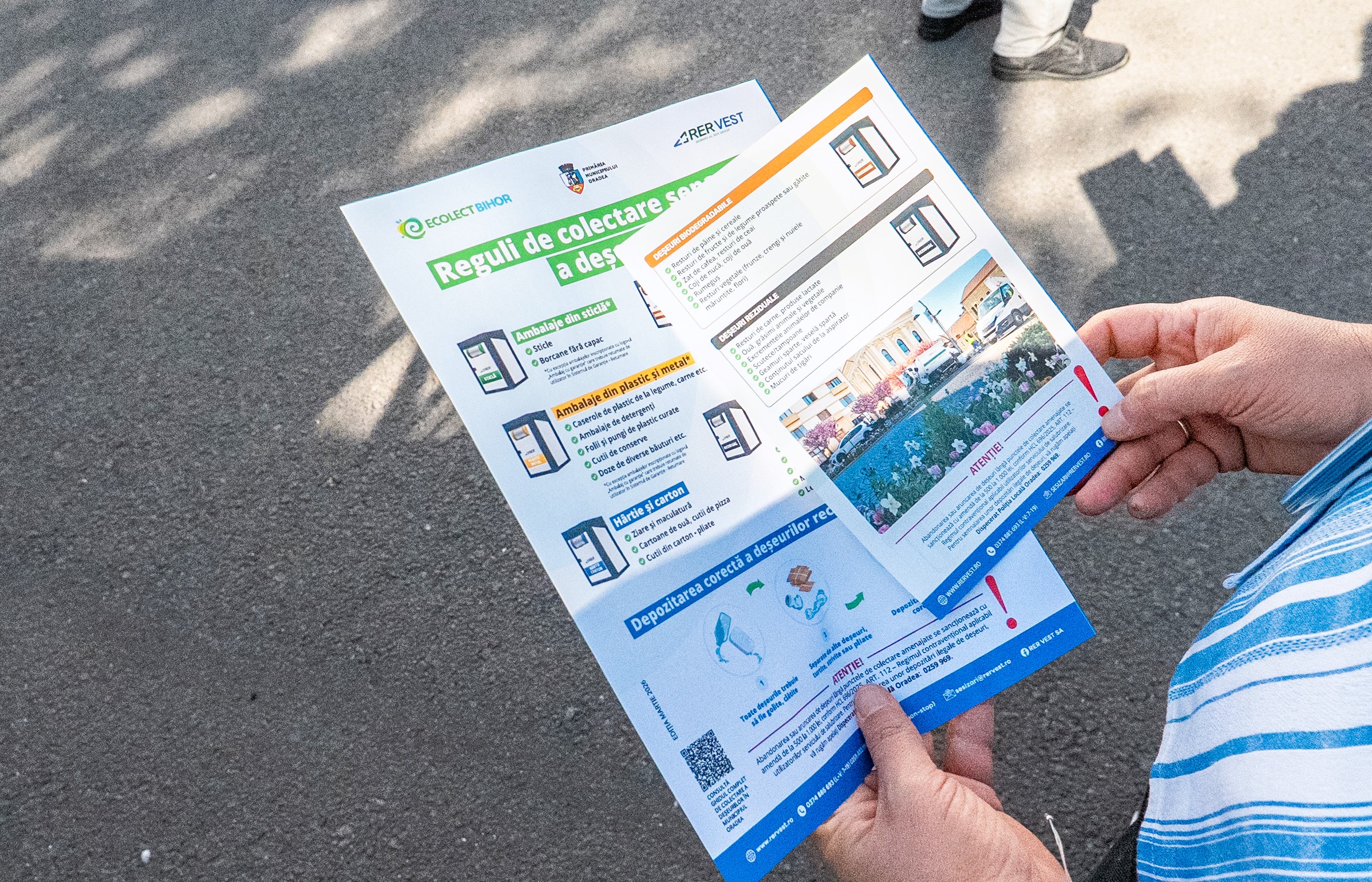 Váradőssiben folytatódik a lakók tájékoztatása a digitális ökoszigetek használatáról