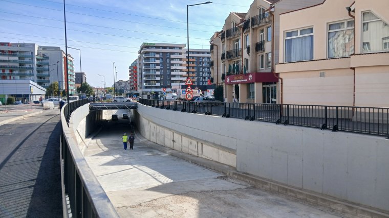 Célegyenesben a munkálatok: kiderült, mikor nyithatják meg az Oneștilor utcai aluljárót