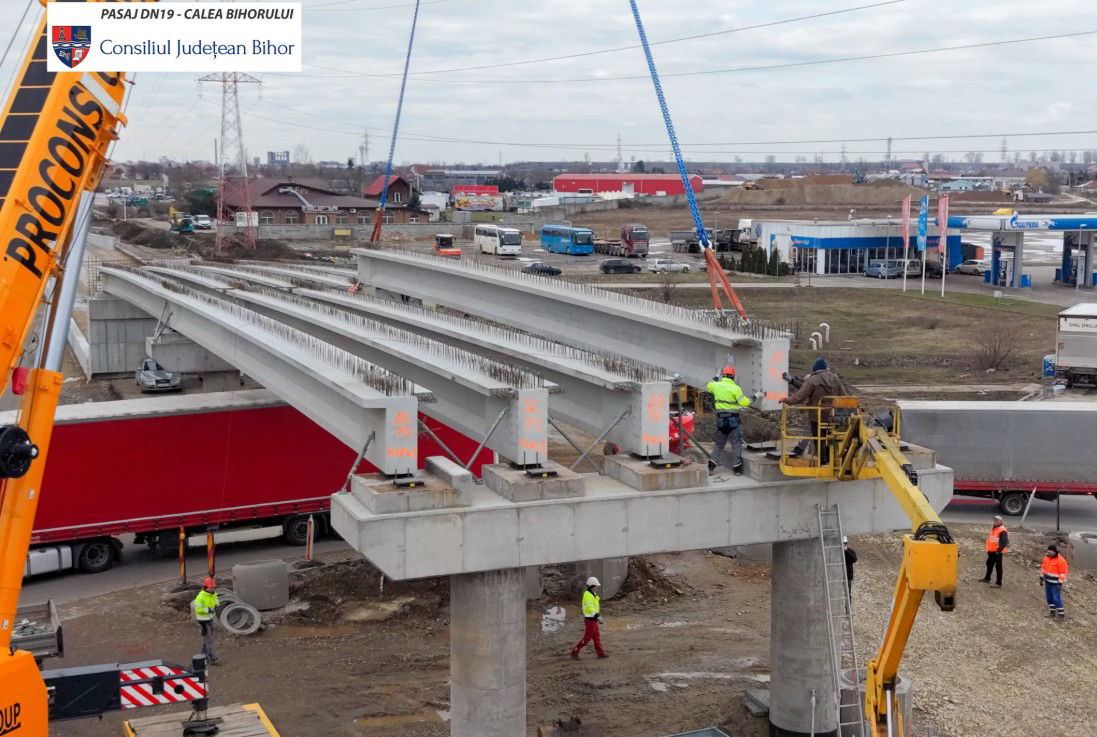 Félig megépült a Szatmár felé vezető felüljáró