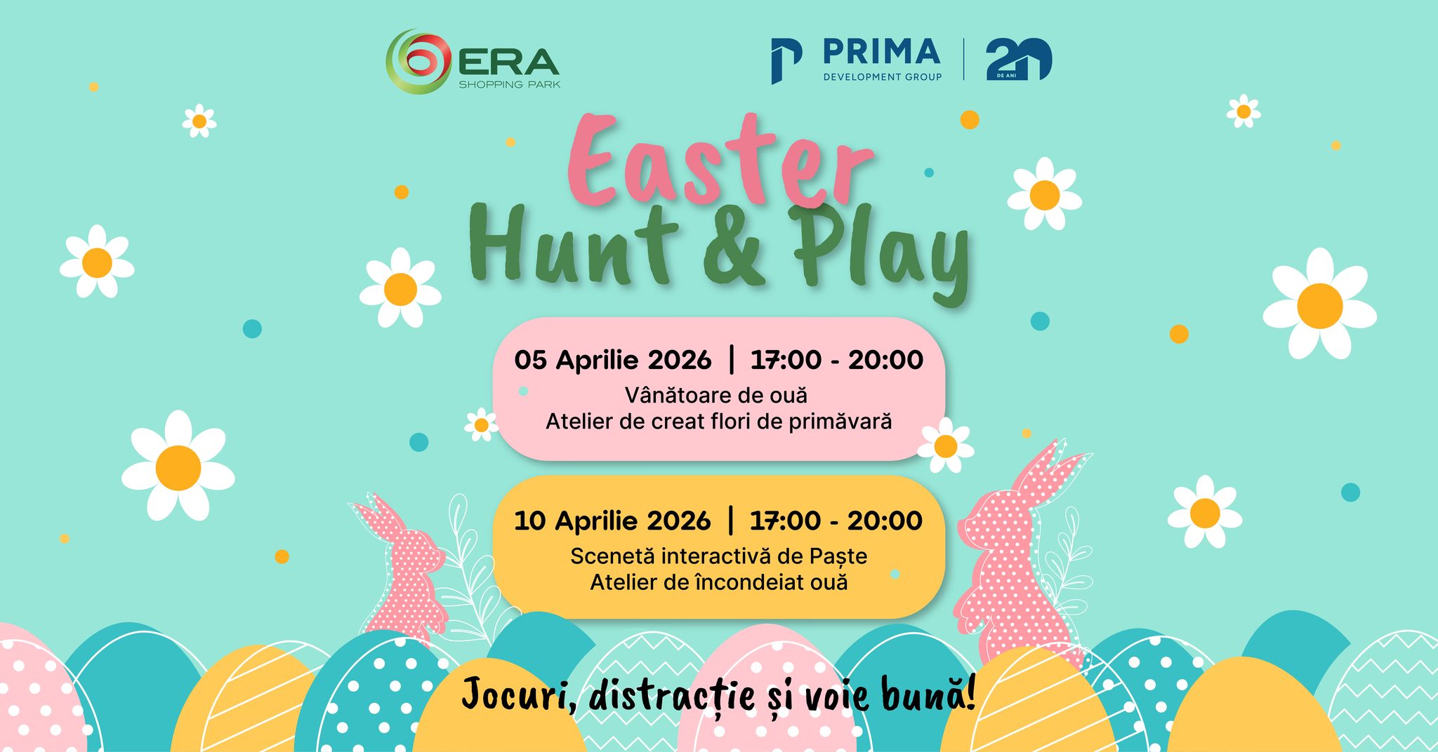 A nagyváradi ERA Park húsvéti meglepetésekkel várja az egész családot