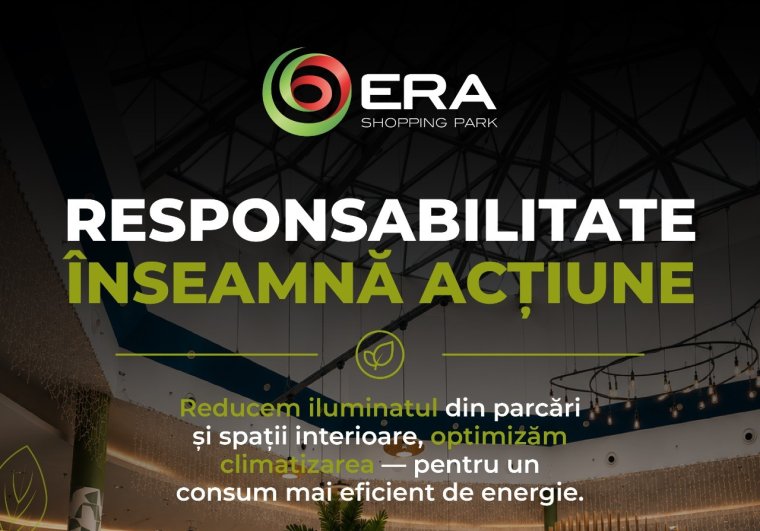 Az ERA Shopping Park felelős energiafogyasztásra törekszik