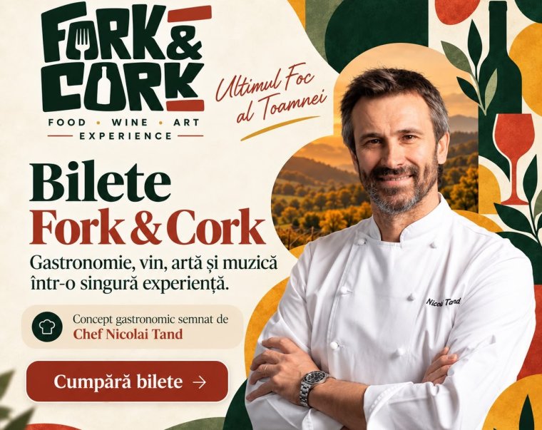 Nicolai Tand, látványfőzés és művészet – első alkalommal rendezik meg a Fork & Cork eseményt az Amazing Cottage-ban! Utolsó nap kedvezményes jegyáron!