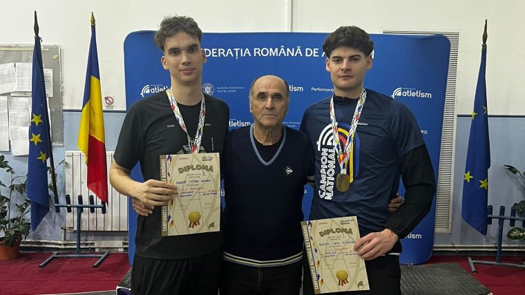 Érmekkel tértek haza a váradi atléták Bukarestből