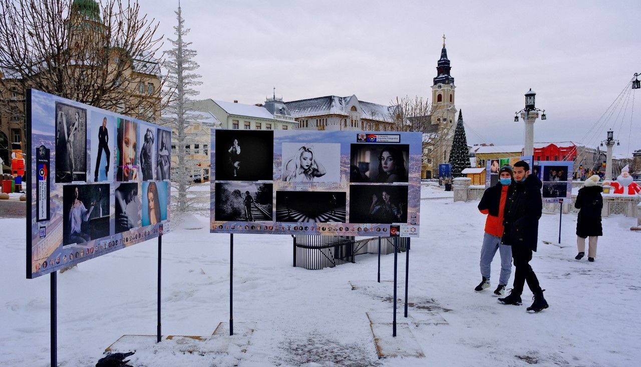 A Szent László téren állítottak ki a Varadinum Fotóklub tagjai