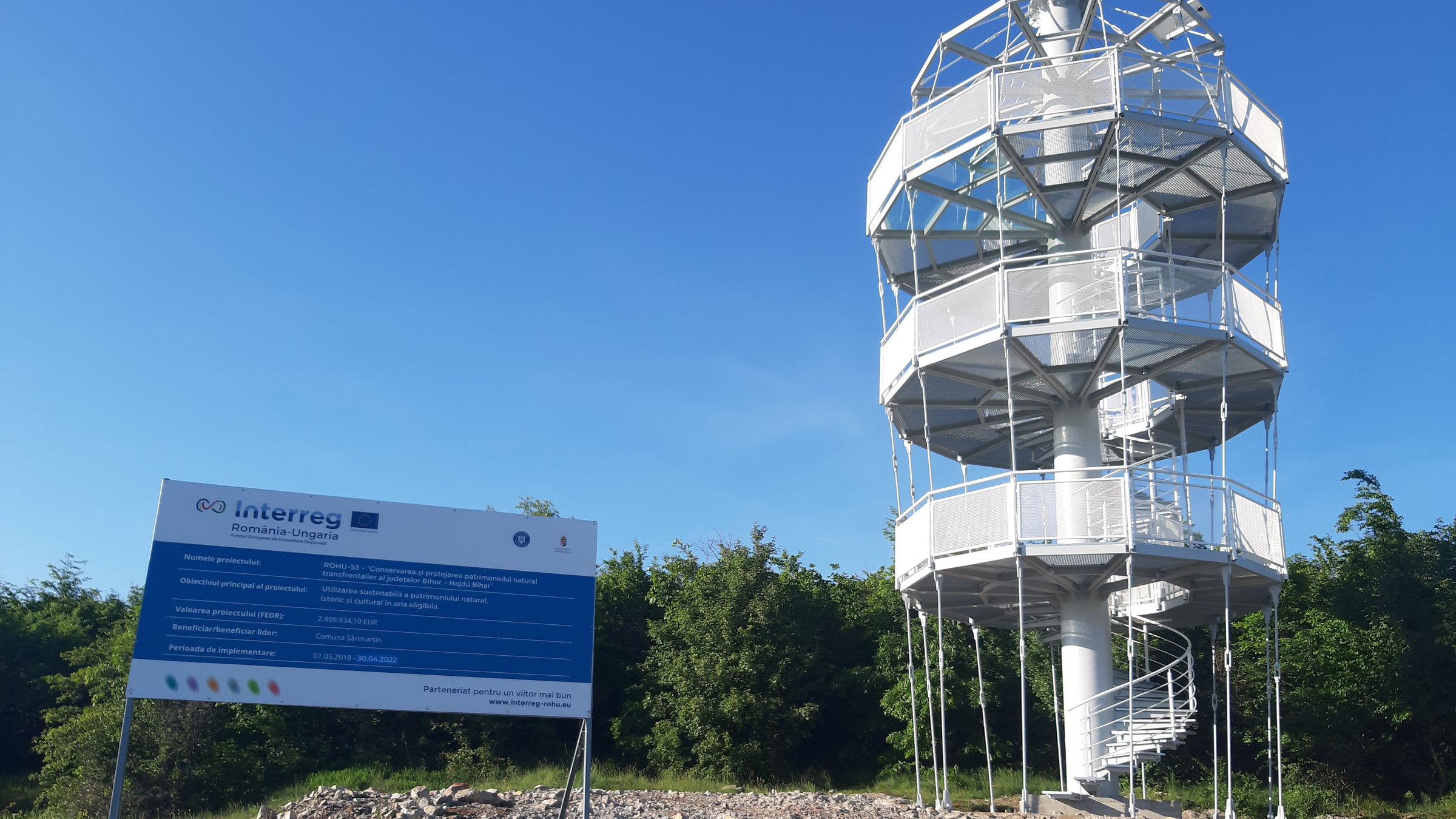 Megnéztük és ,,megmásztuk” az új kilátót