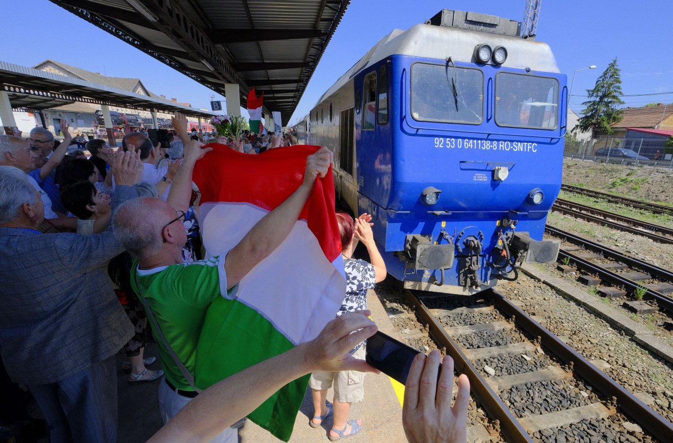 Nagyváradon állomásozott az Össznemzeti zarándokvonat