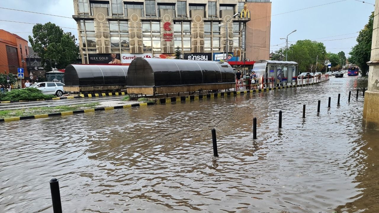 Felhőszakadás volt Nagyváradon