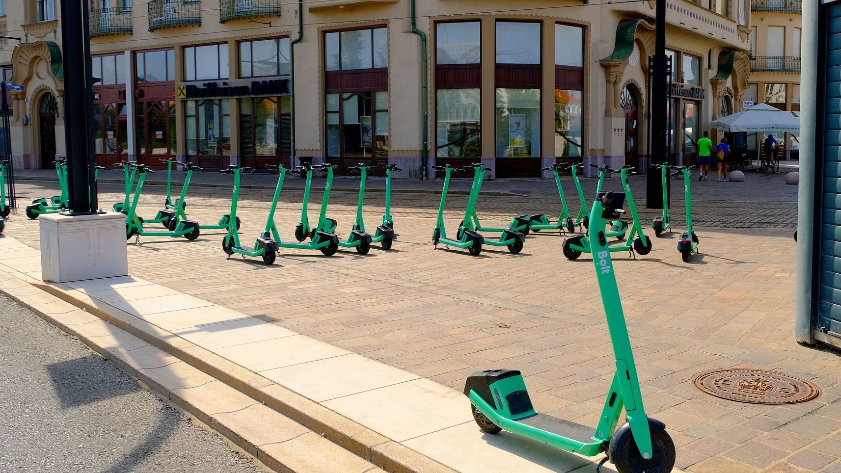 Mini parkoló a történelmi városközpontban